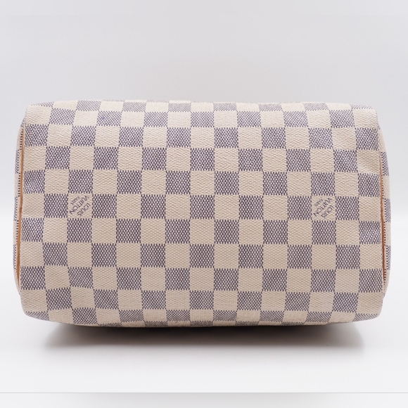 CA02 💚 Louis Vuitton Damier Azur Speedy 25 Handbag - Picture 11 of 15